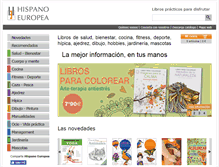Tablet Screenshot of hispanoeuropea.com
